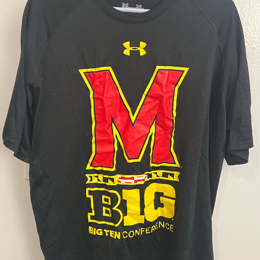 Under Armour Men's Black Big Ten Conference Shirt